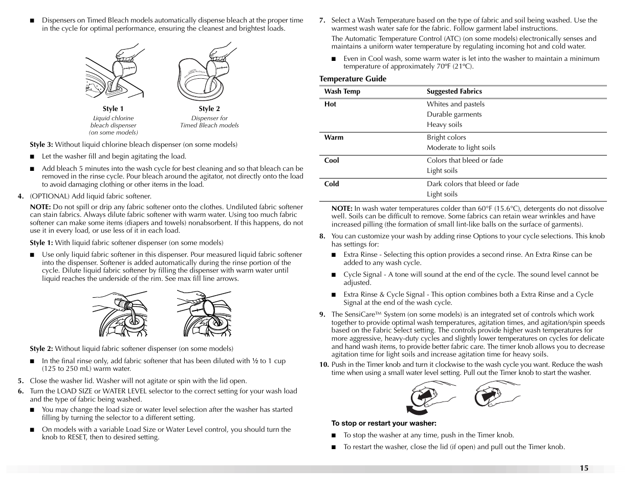 Maytag W10117890A User Manual | Page 15 / 20