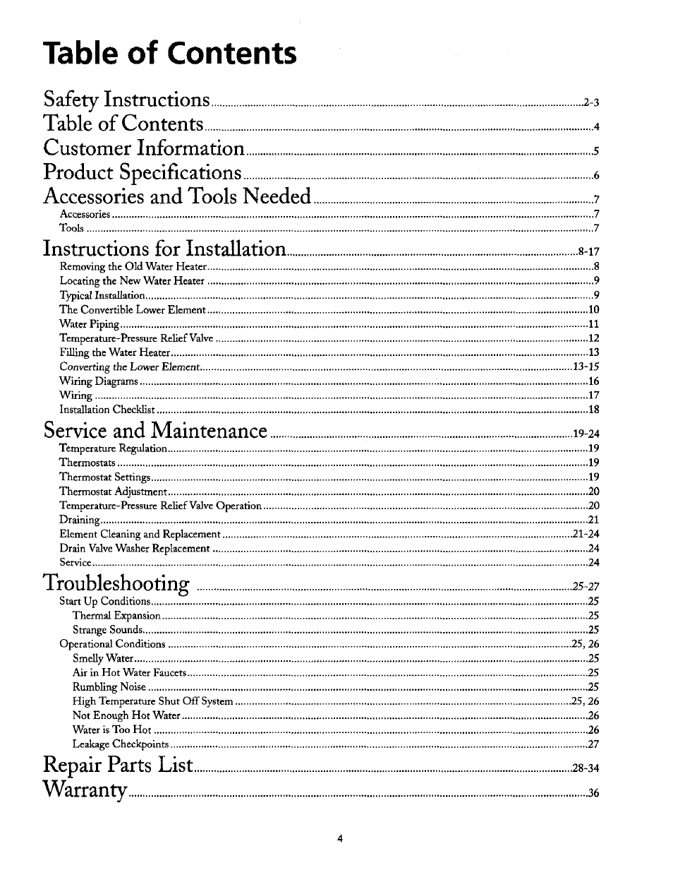 Maytag SERIES NINE HE2940L User Manual | Page 4 / 36