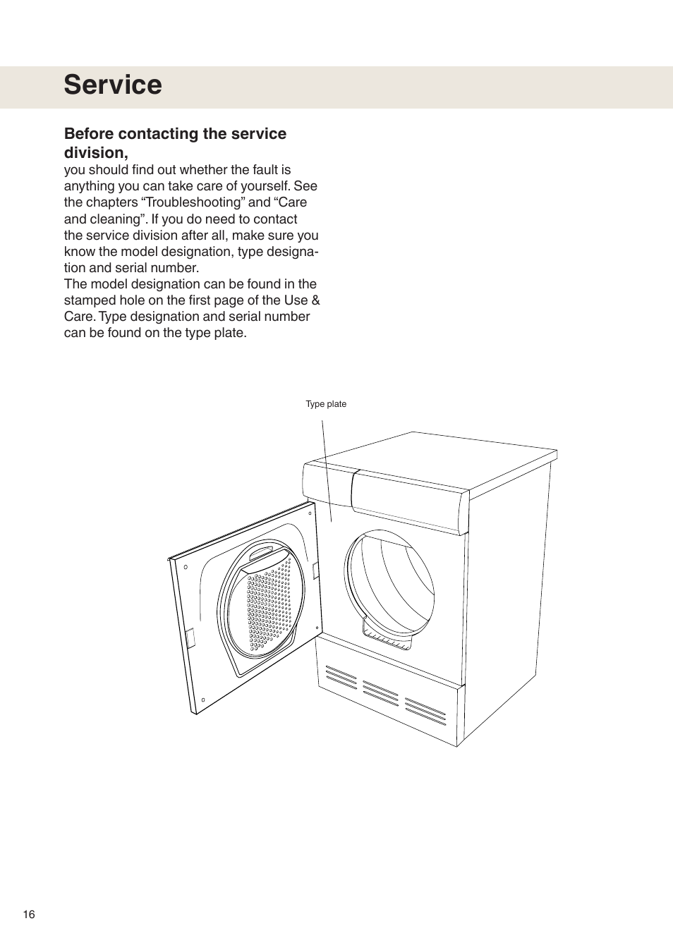 Service | Maytag MDE9601 User Manual | Page 16 / 28