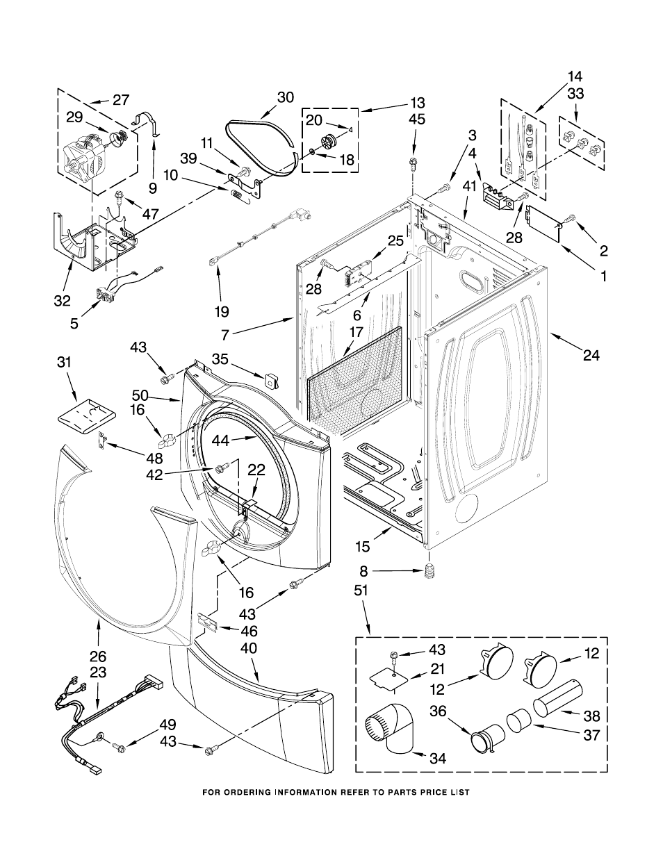 Cabinet, Cabinet parts | Maytag W10273484 User Manual | Page 3 / 8