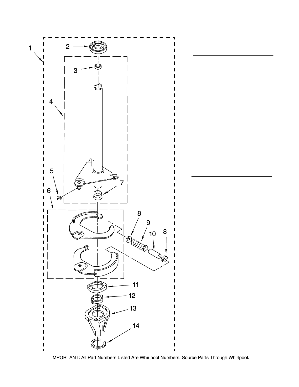 Brake and drive tube, Brake and drive tube parts | Maytag MET3800TW0 User Manual | Page 18 / 21