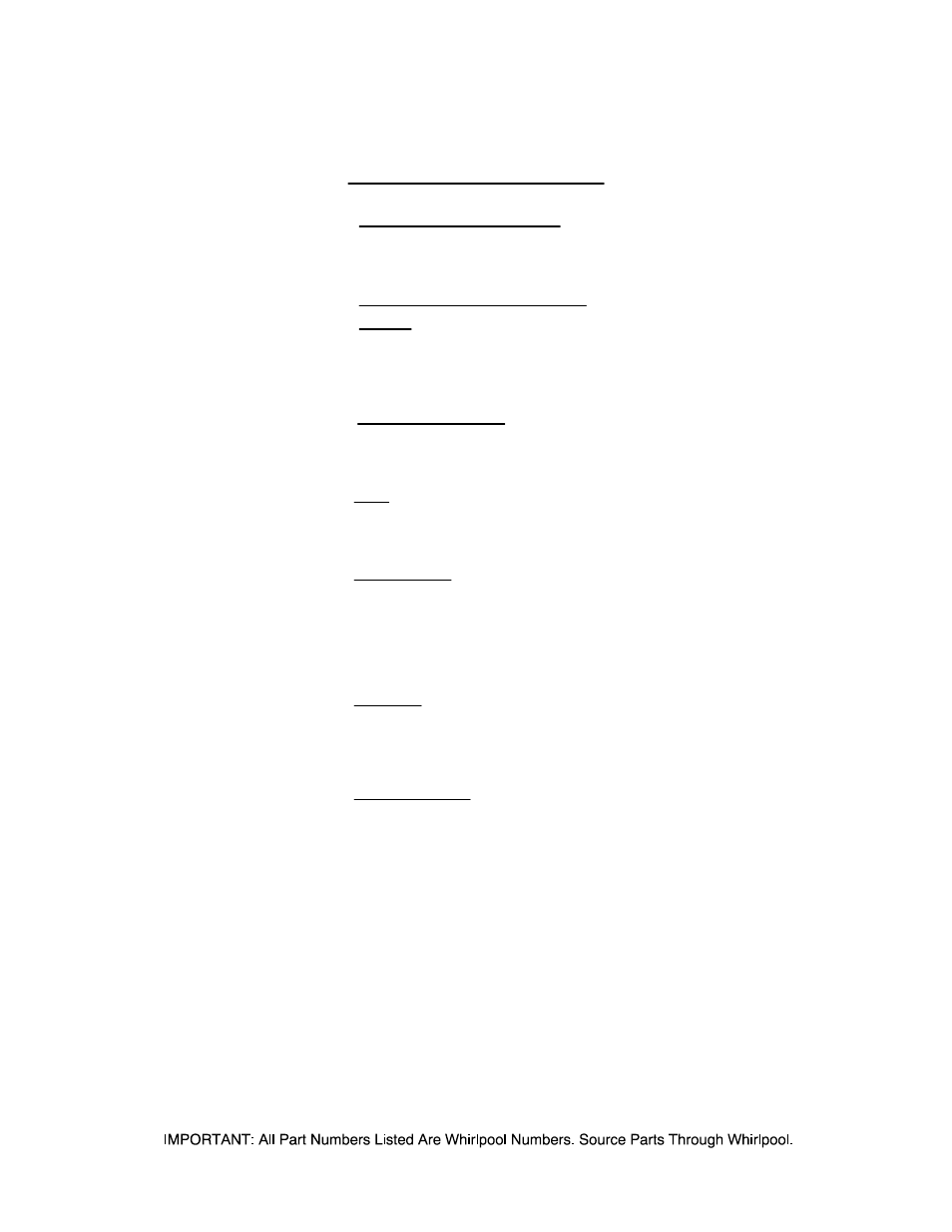 Optional, Optional parts (not included) | Maytag MET3800TW0 User Manual | Page 21 / 21