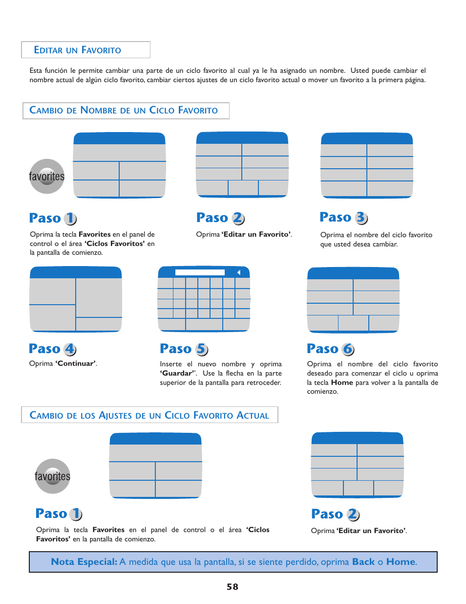 Paso 6, Paso 1 paso 2 | Maytag MD75 User Manual | Page 59 / 72