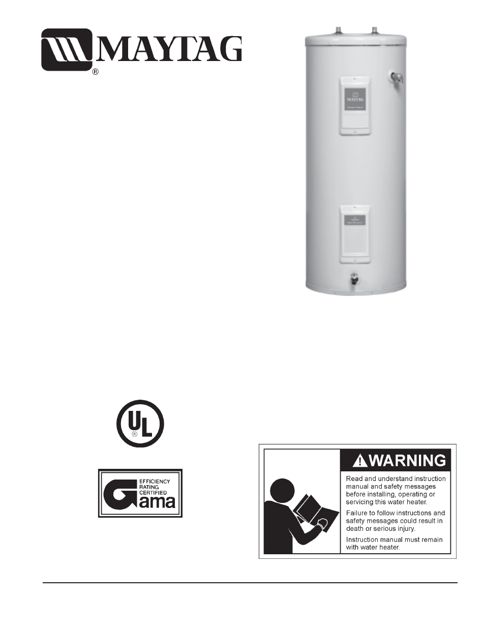 Maytag HRE11282T User Manual | 28 pages