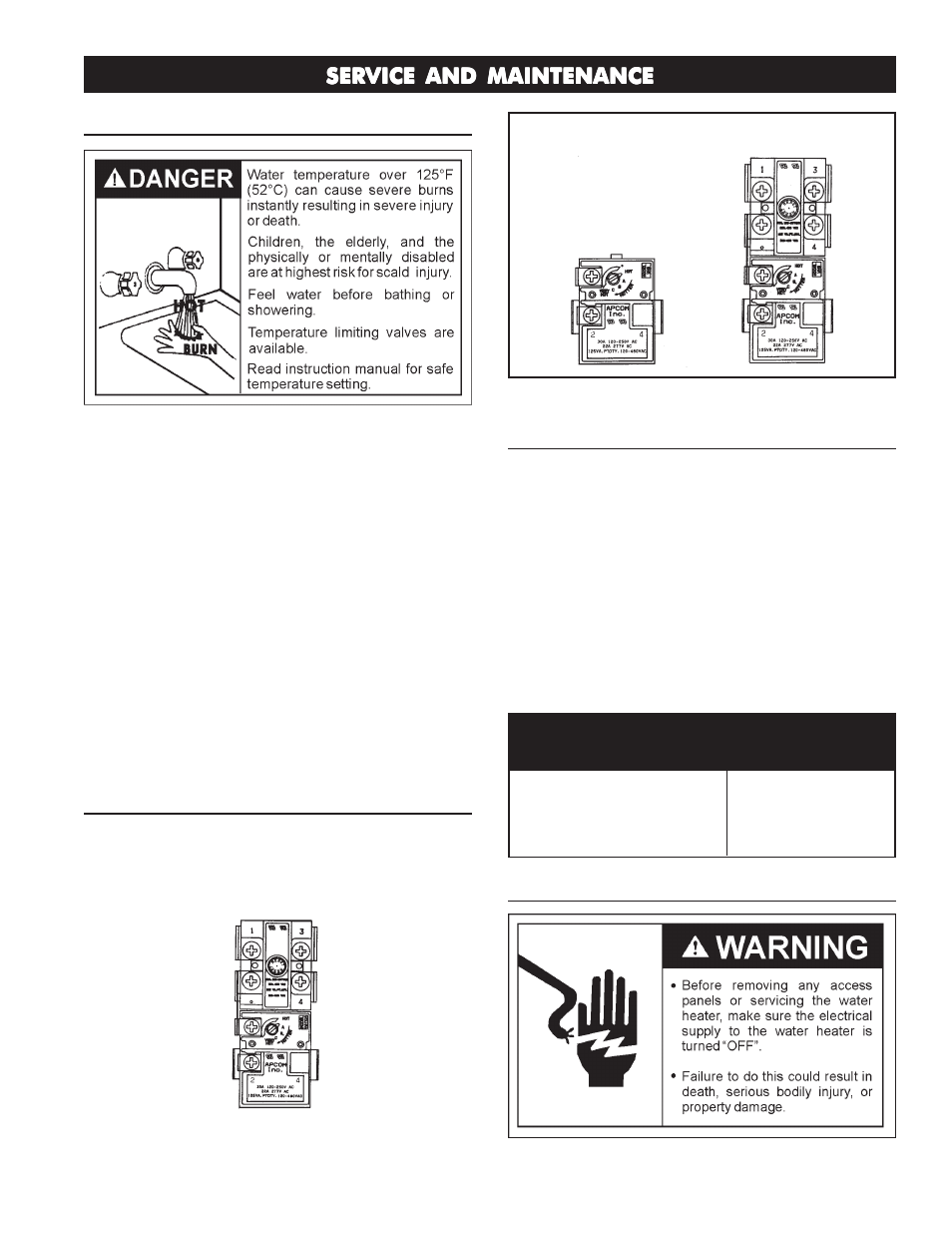 Service and maintenance, Temperature regulation, Thermostat | Temperature settings, Thermostat adjustments | Maytag HRE11282T User Manual | Page 17 / 28