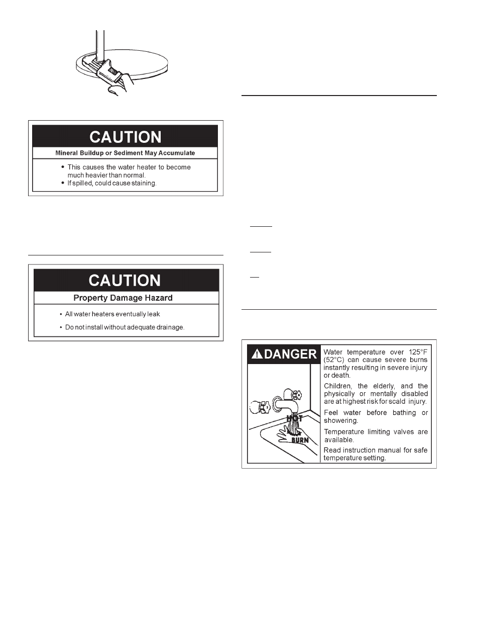 Locating the new water heater, Typical installation | Maytag HRE11282T User Manual | Page 8 / 28