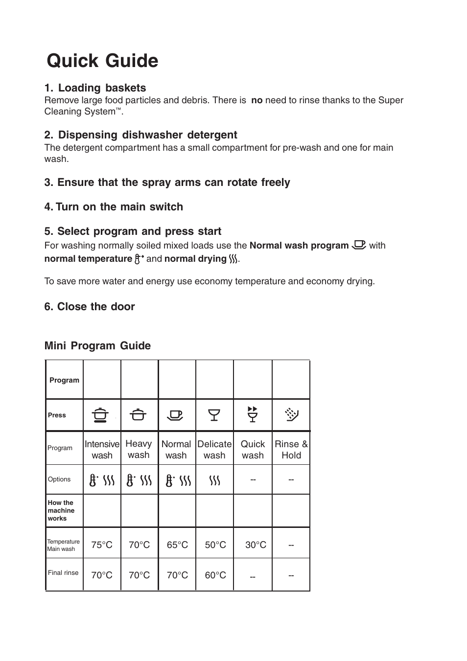 Quick guide | Maytag 760S User Manual | Page 2 / 40