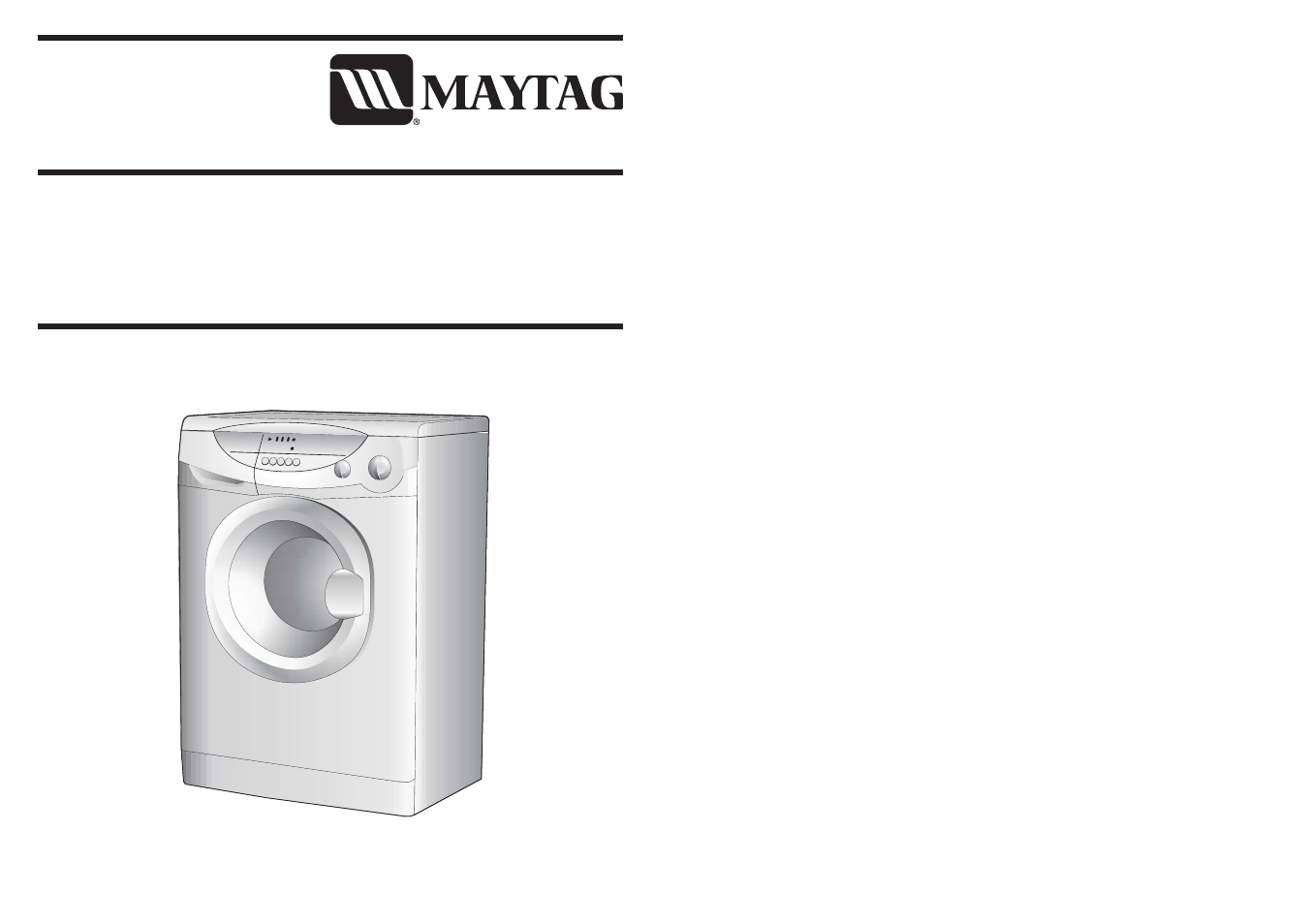 Maytag MAF 1060 User Manual | 17 pages