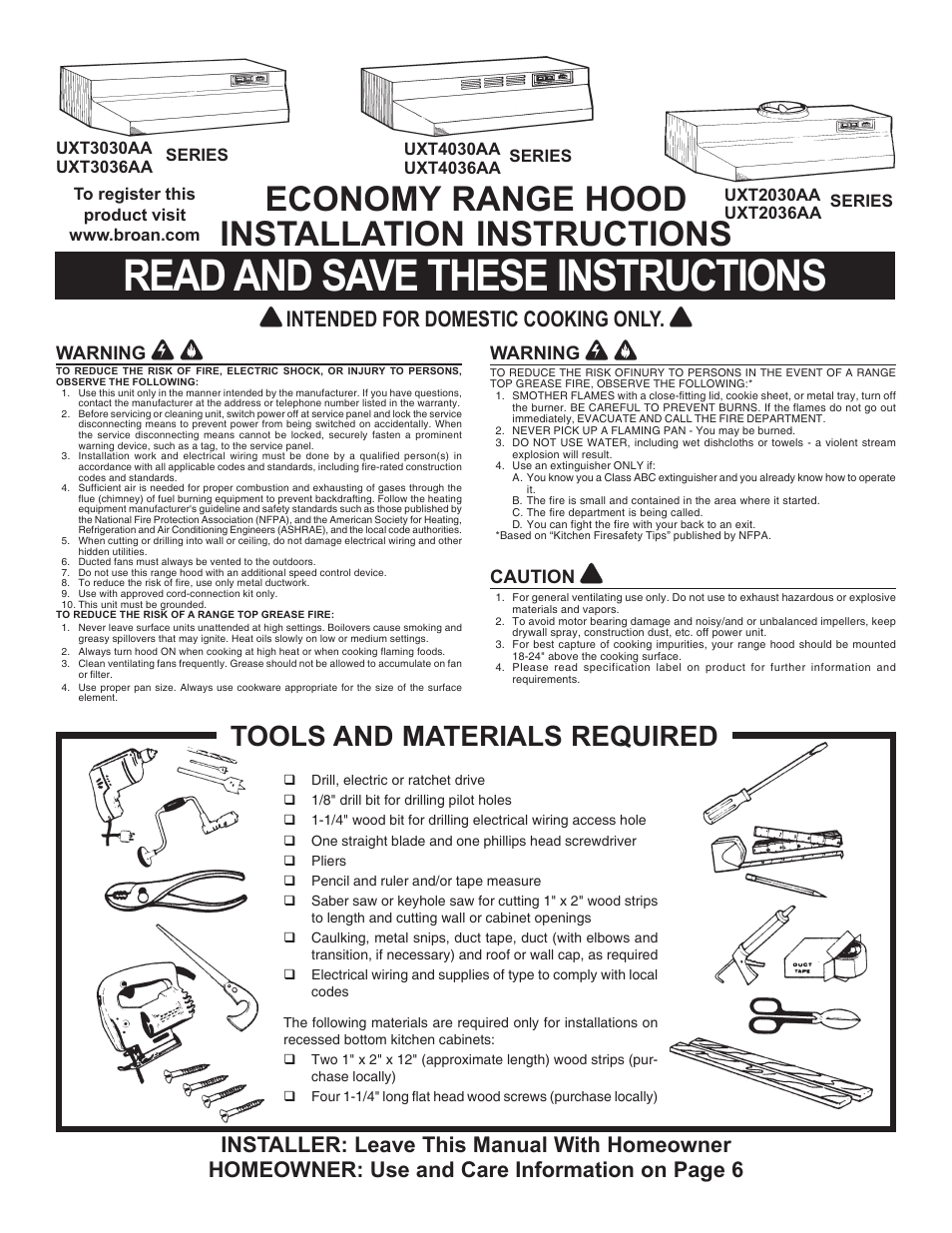 Maytag UXT4036AA User Manual | 8 pages