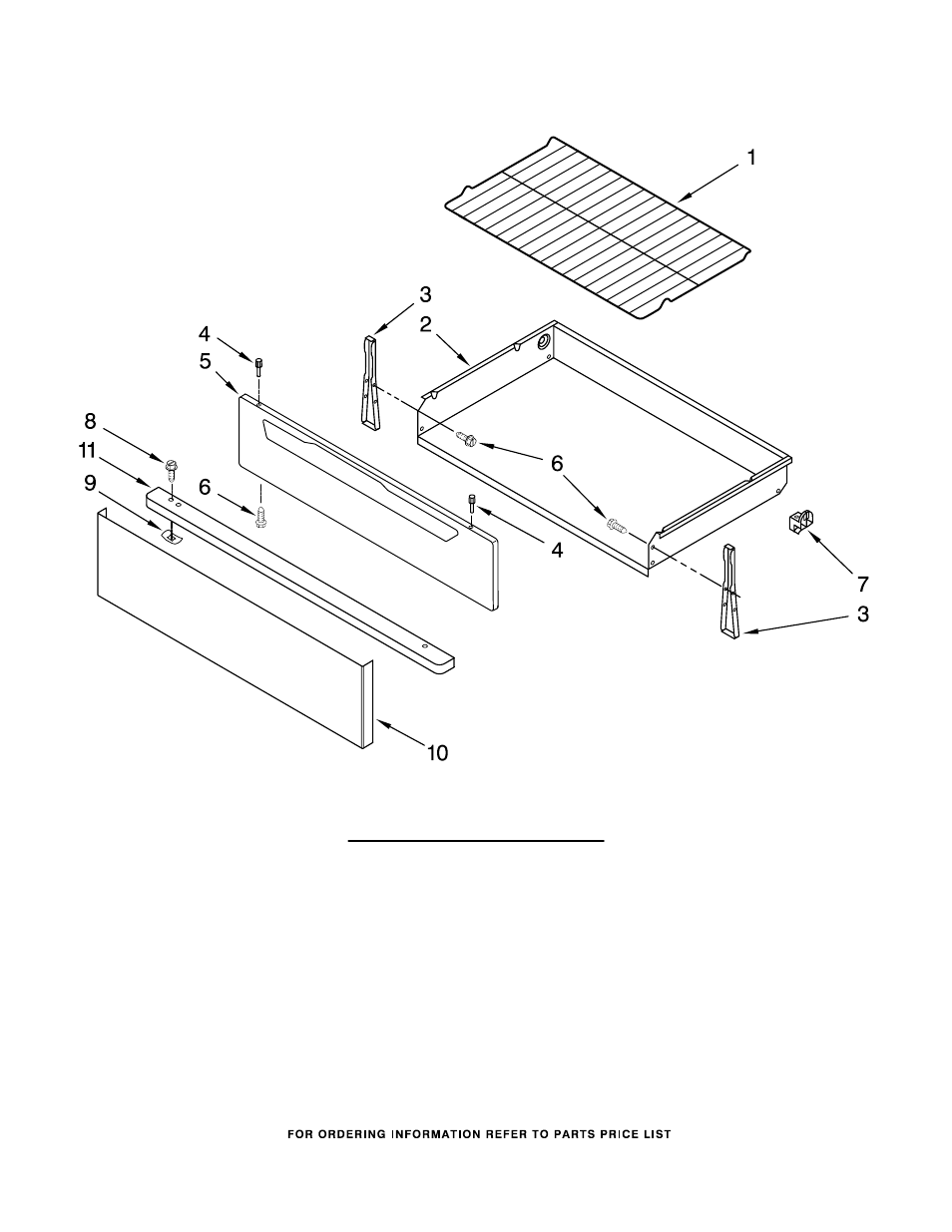 Drawer & broiler, Drawer & broiler parts | Maytag MER7662WW0 User Manual | Page 5 / 7