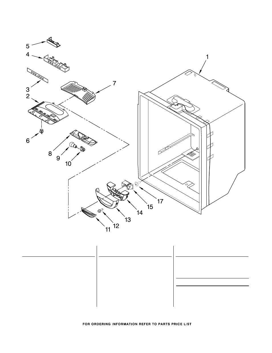 Refrigerator liner, Refrigerator liner parts | Maytag MBL1956KES5 User Manual | Page 6 / 15