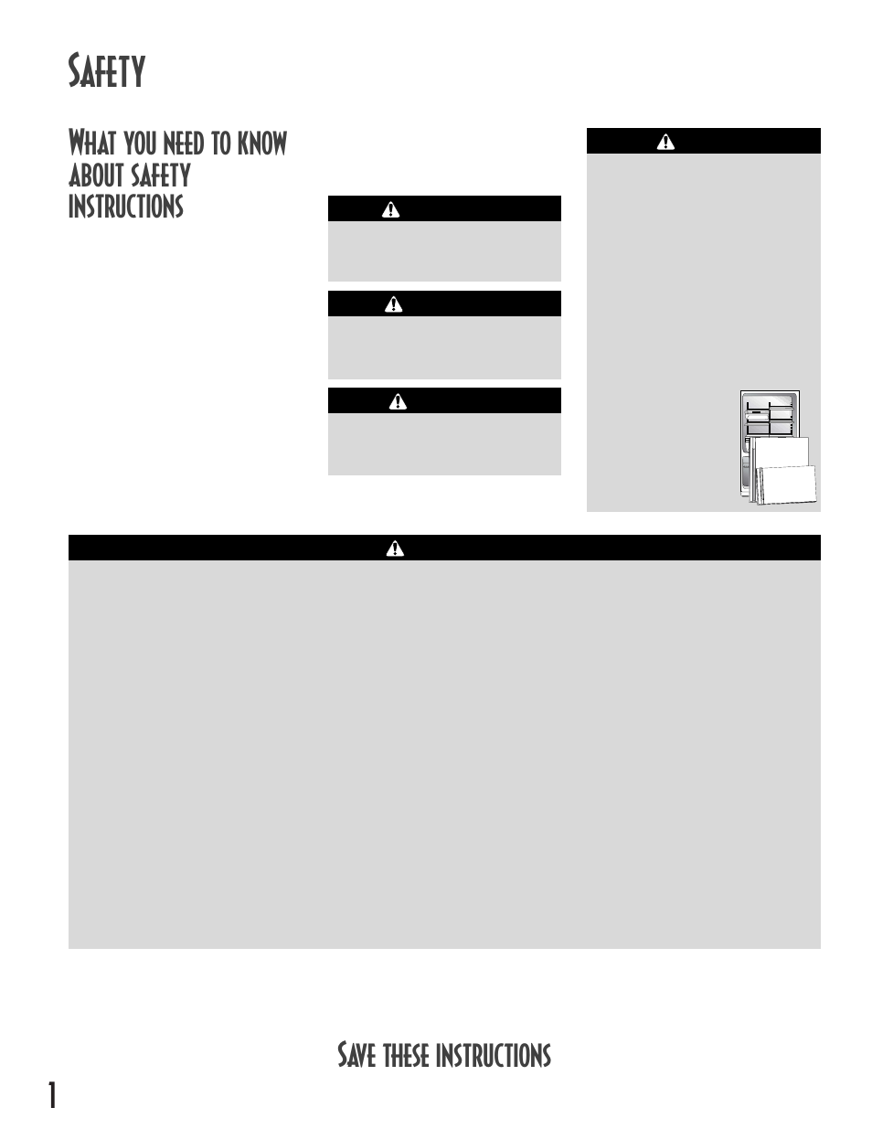 Safety, What you need to know about safety instructions, Save these instructions | Maytag MCS 16021937 User Manual | Page 2 / 72