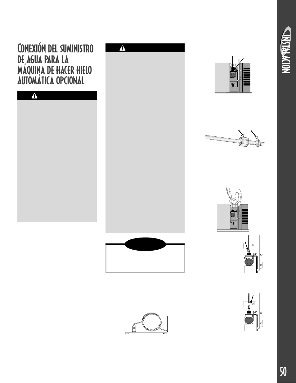 Materiales necesarios, Nota, Precaución | Advertencia | Maytag MCS 16021937 User Manual | Page 51 / 72