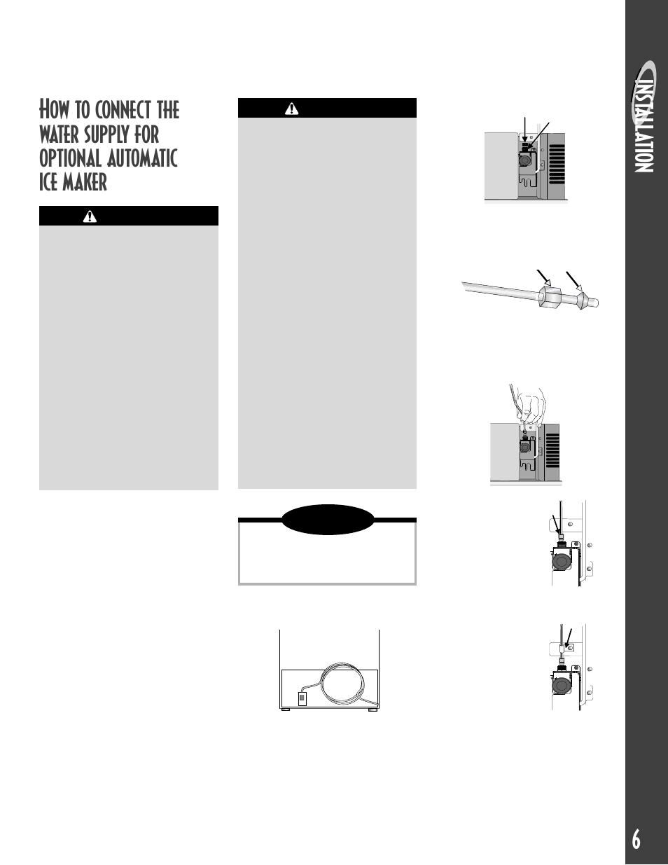 Inst all ation, Materials needed, Caution | Warning | Maytag MCS 16021937 User Manual | Page 7 / 72