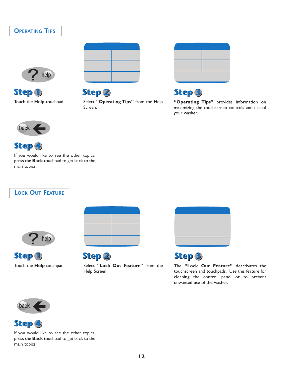 Step 1, Step 2, Step 3 | Step 4, Step 1 step 2 step 2 | Maytag MAH7500 User Manual | Page 13 / 24