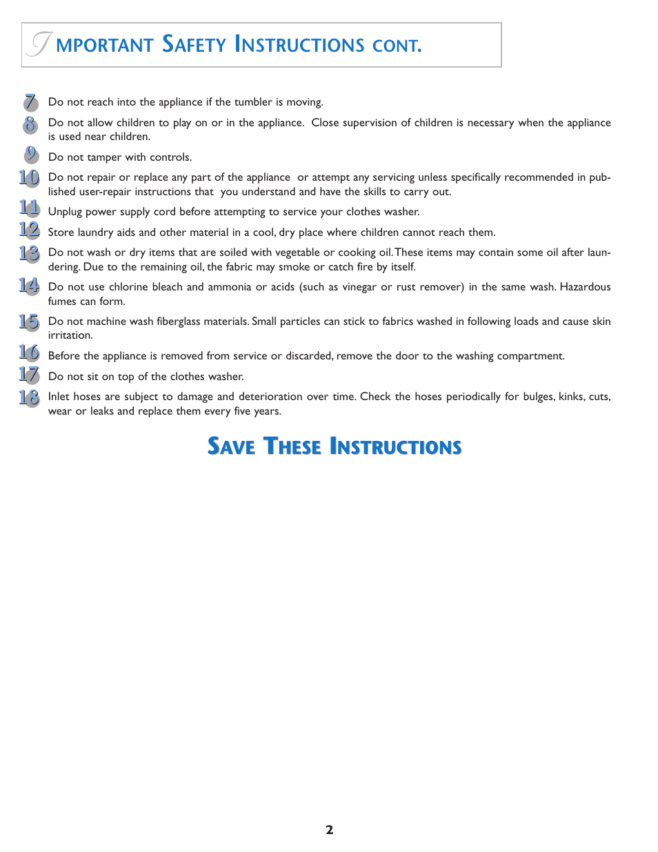 Maytag MAH7500 User Manual | Page 3 / 24