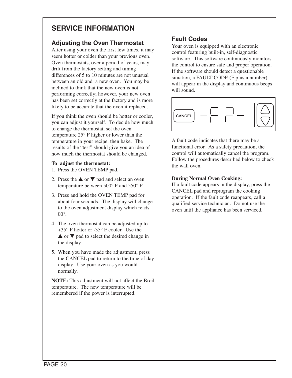 Service information | Maytag CWG4600 User Manual | Page 22 / 24