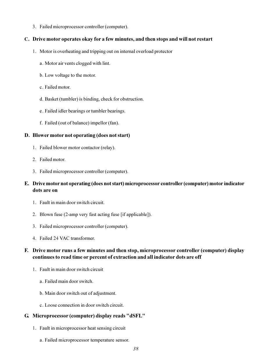 Maytag MDG-30 User Manual | Page 42 / 52