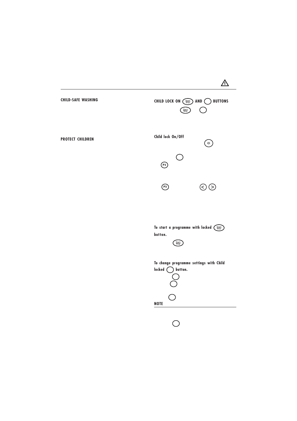 3 children's safety | Maytag MAF 9801 User Manual | Page 6 / 36
