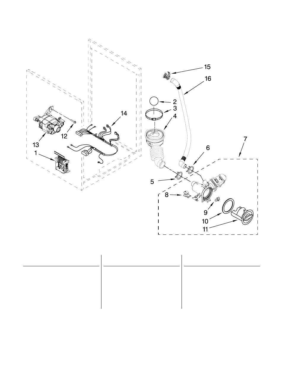 Pump and motor, Pump and motor parts | Maytag W10270384 User Manual | Page 9 / 10
