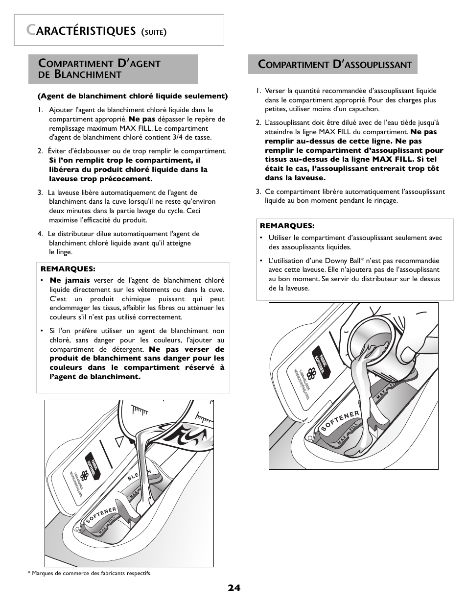 Aractéristiques | Maytag MAH-1 User Manual | Page 25 / 52