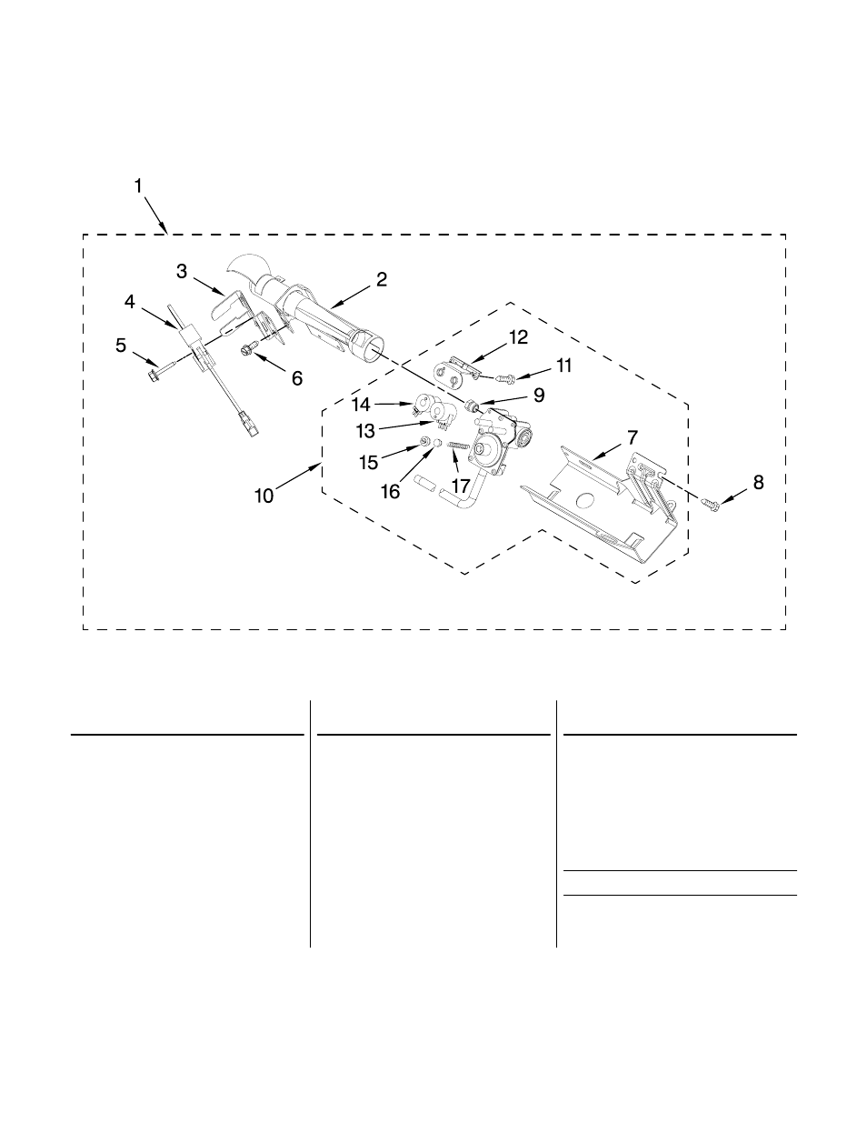 8557891 burner assembly, For model: mgdb400vq0 (white color coordinated) | Maytag W10247616 User Manual | Page 7 / 8