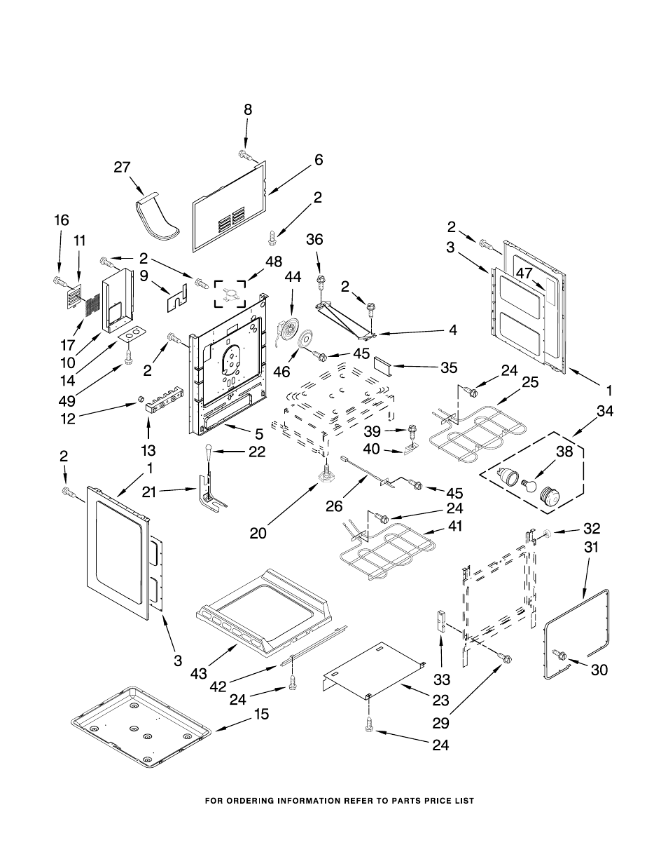Chassis, Chassis parts | Maytag MER8875WS1 User Manual | Page 3 / 7