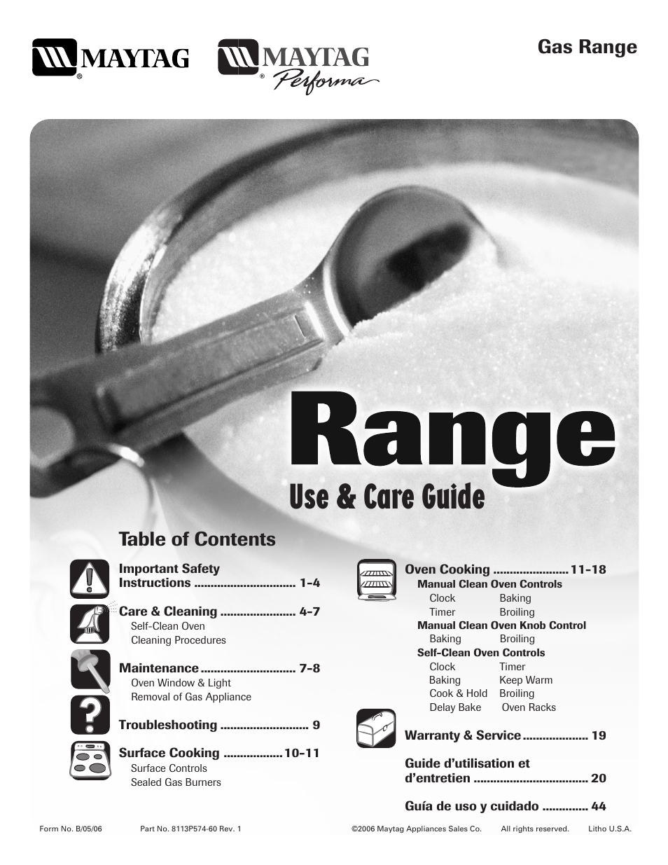 Maytag 8113P574-60 User Manual | 68 pages