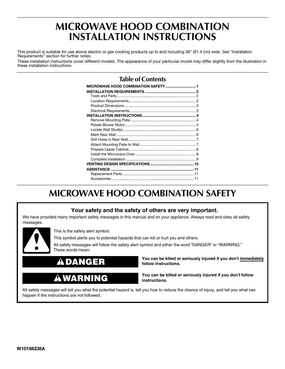 Maytag W10188947A User Manual | 12 pages