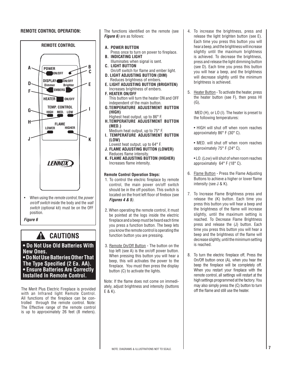 Cautions | Maytag MERIT PLUS SERIES MPE-33R User Manual | Page 7 / 20