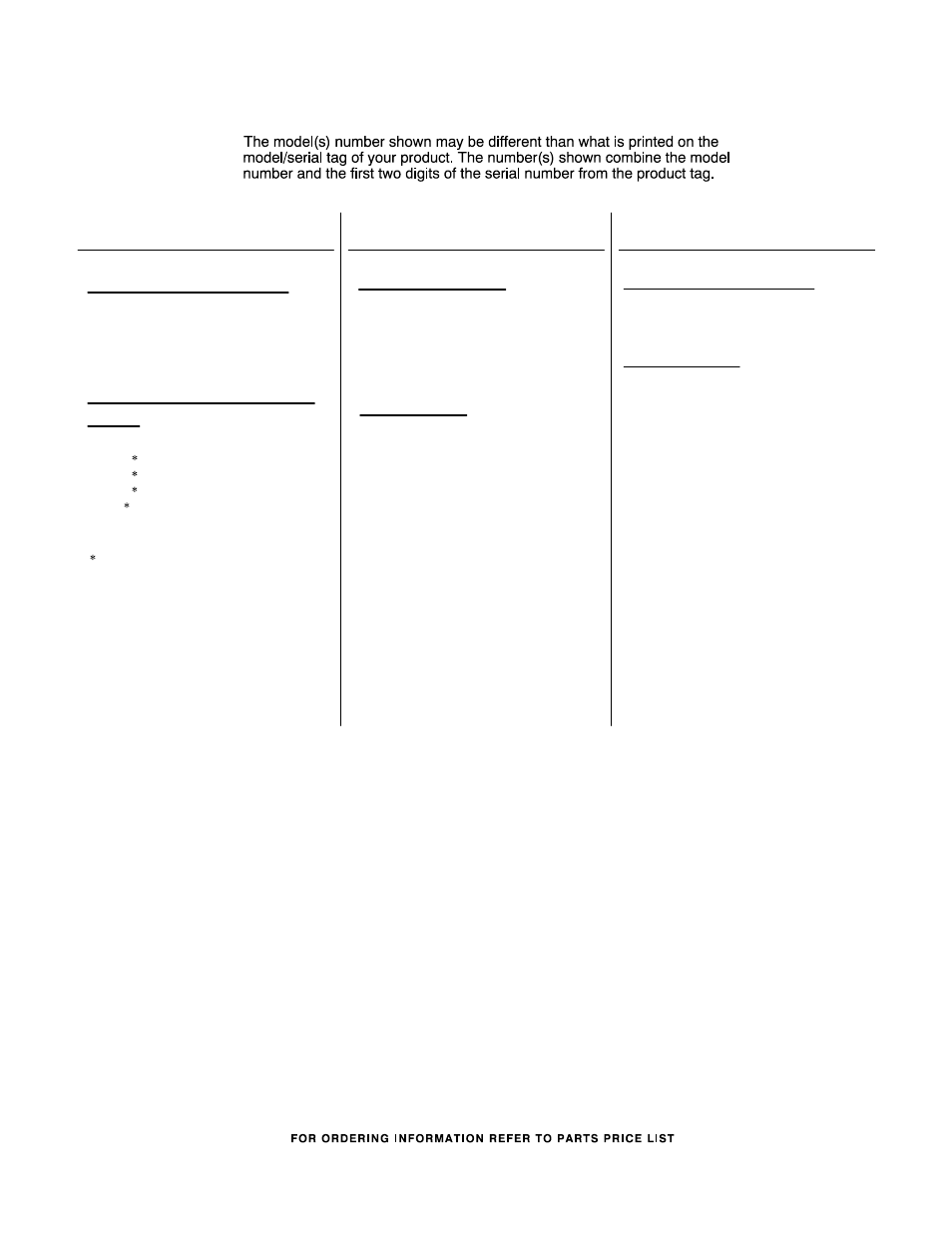 Optional, Optional parts | Maytag MBL2256KES12 User Manual | Page 15 / 15