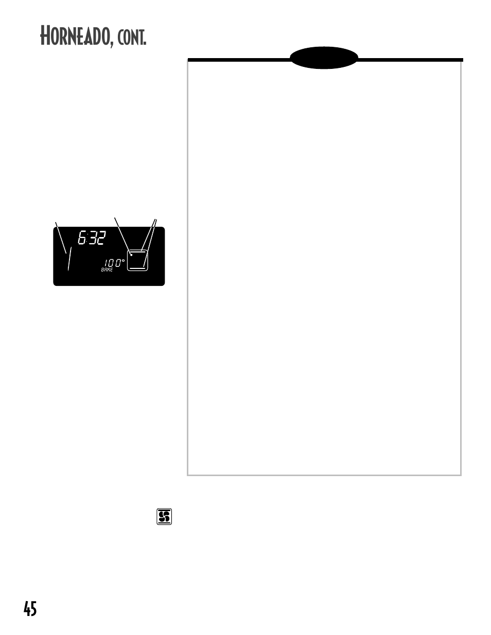 Horneado, Cont, Notas | Tecla bake (hornear), Tecla convect (horneado por convección), Tecla broil (asar) | Maytag GEMINITM User Manual | Page 46 / 56