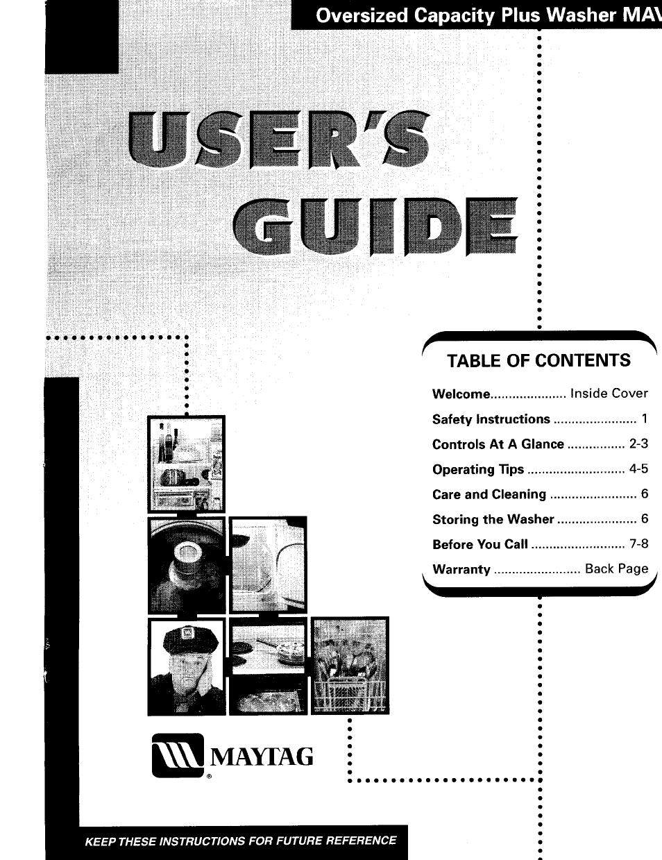 Maytag MAV5057 User Manual | 11 pages