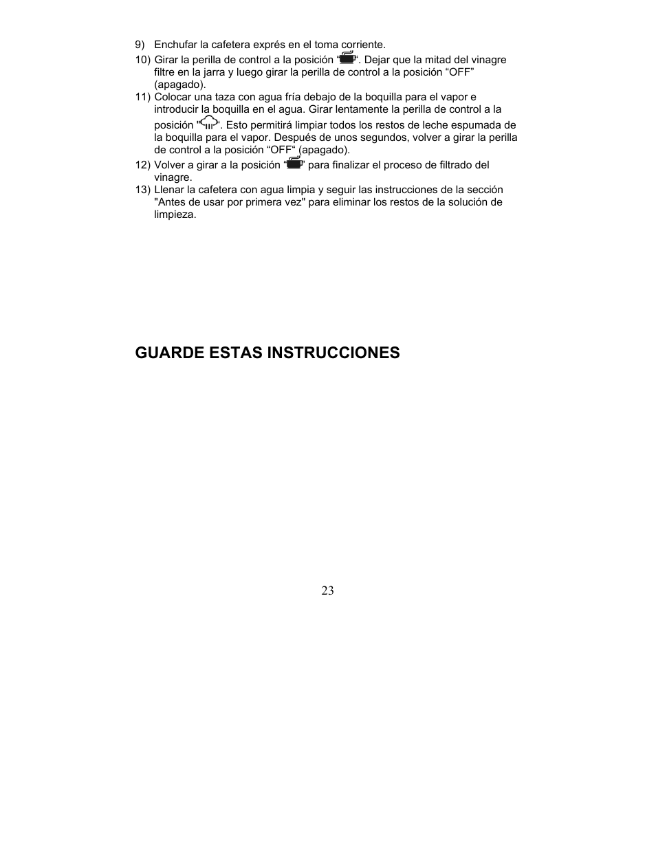 Guarde estas instrucciones | Maytag MCEM1B User Manual | Page 23 / 24