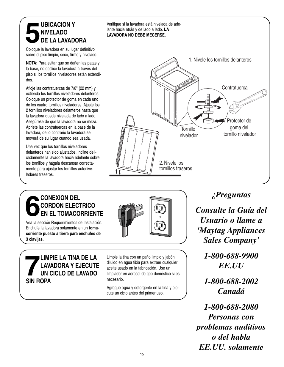 Maytag 40136001 User Manual | Page 15 / 20