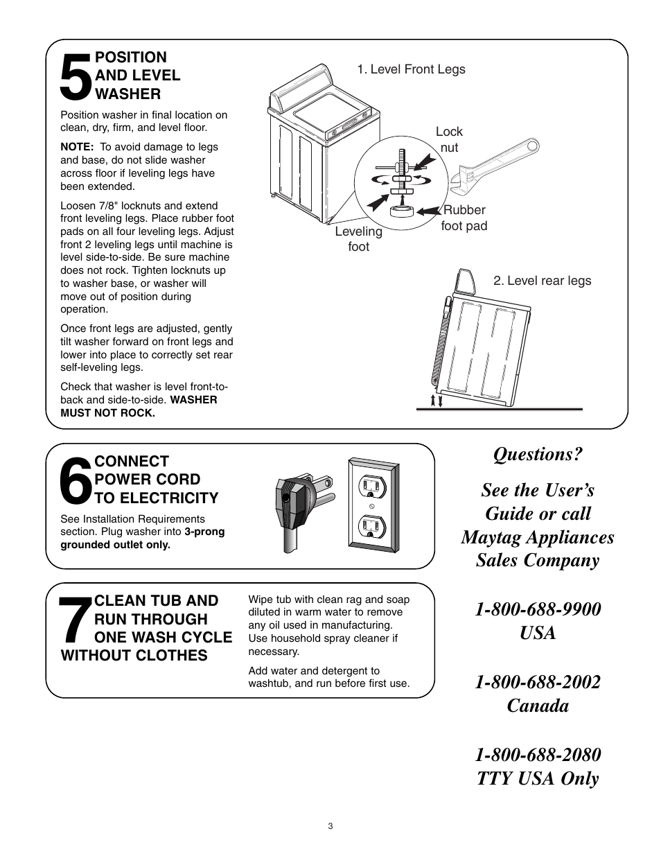 Maytag 40136001 User Manual | Page 3 / 20