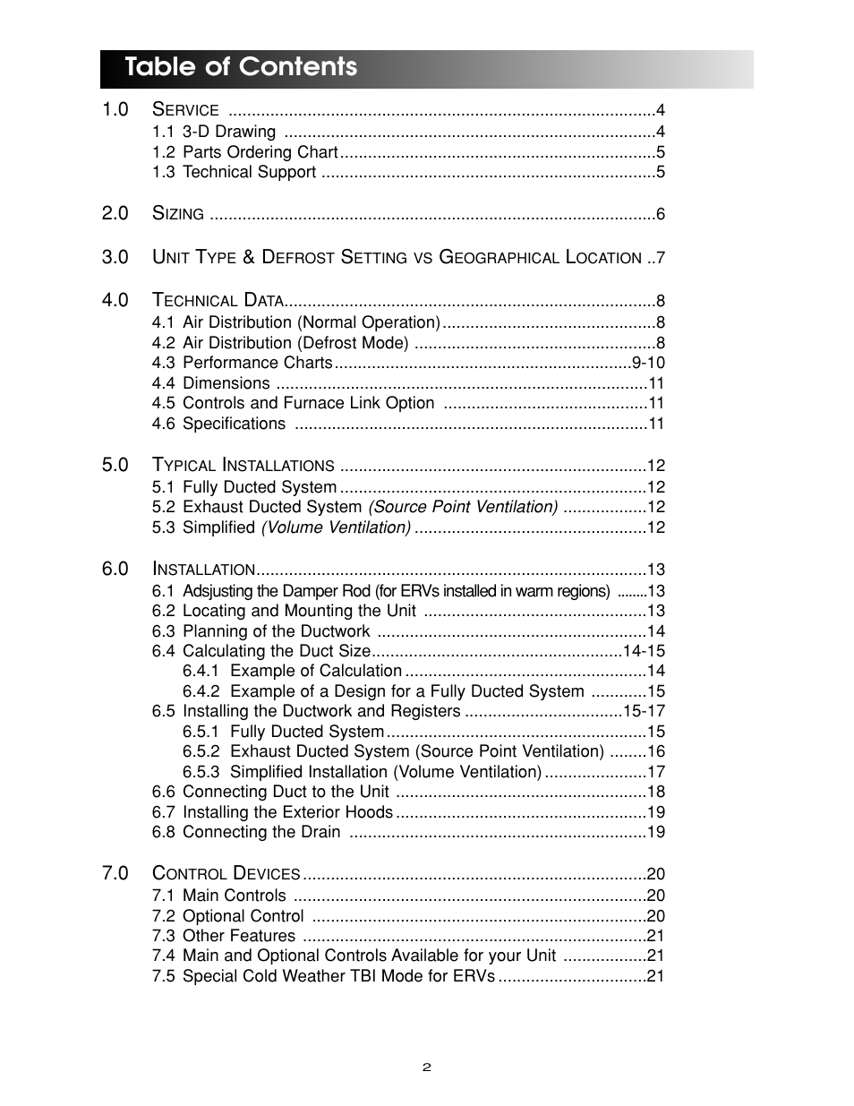 Maytag Ventilation Systems HRV-210 User Manual | Page 2 / 32