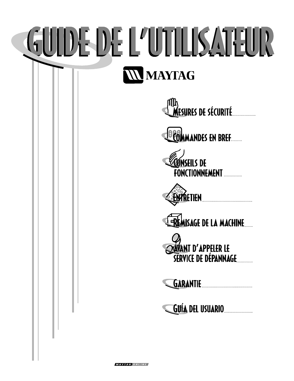 Machine à laver de grande capacité mav-15 | Maytag 2612990 User Manual | Page 9 / 24