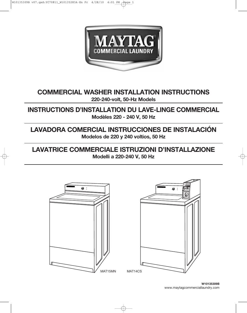 Maytag MAT14CS User Manual | 32 pages