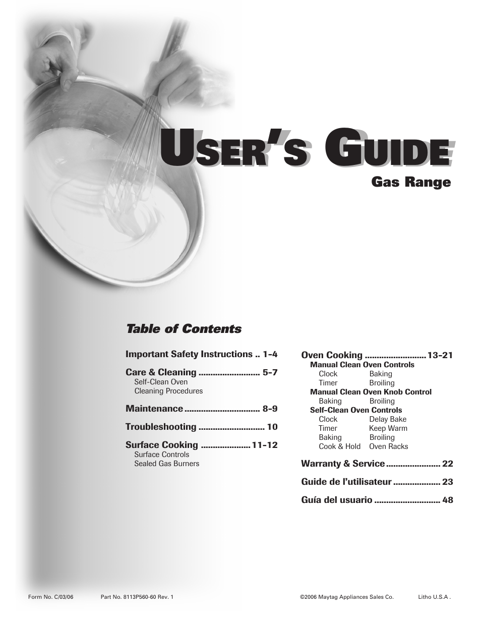 Maytag 8113P560-60 User Manual | 72 pages