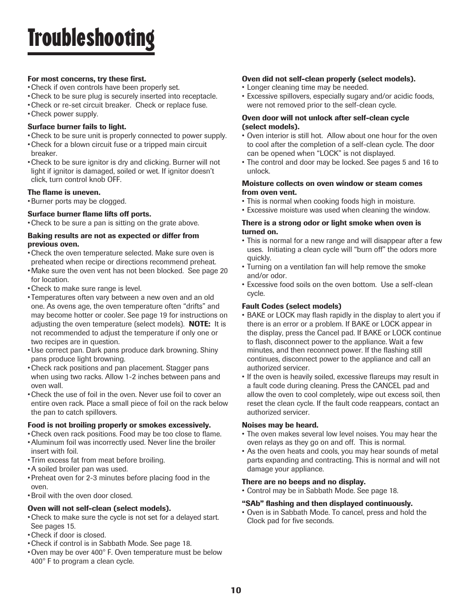 Troubleshooting | Maytag 8113P560-60 User Manual | Page 11 / 72
