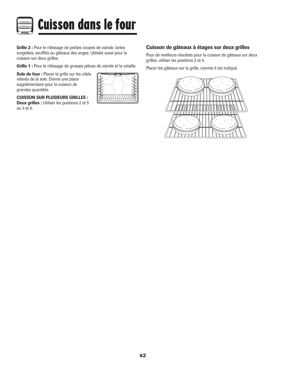 Cuisson dans le four | Maytag PER5750QAW User Manual | Page 43 / 80