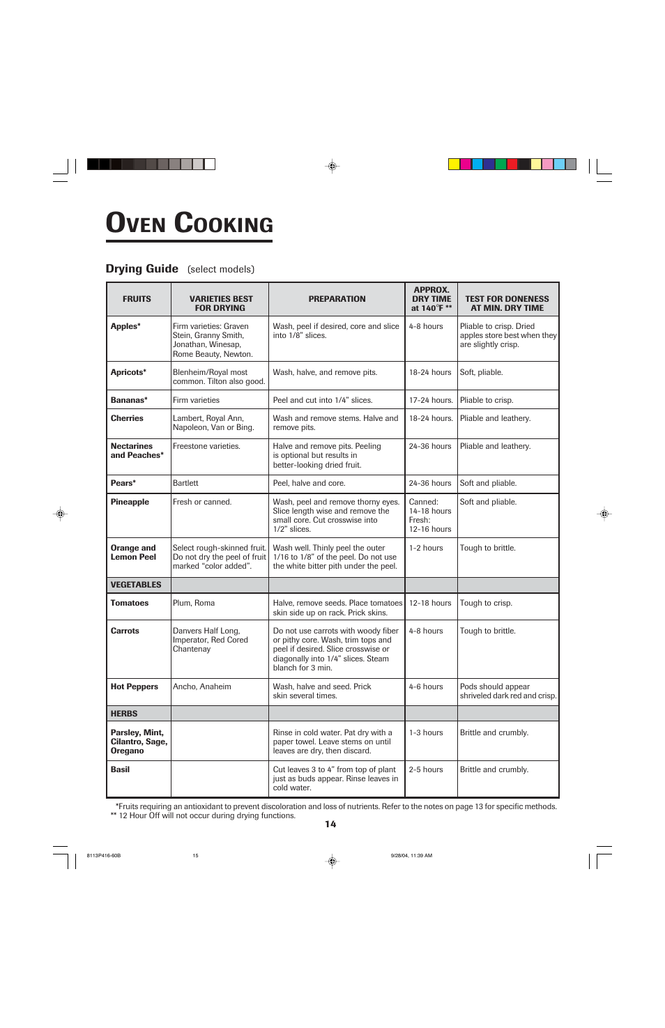Ooking | Maytag AES5730BAB User Manual | Page 15 / 92