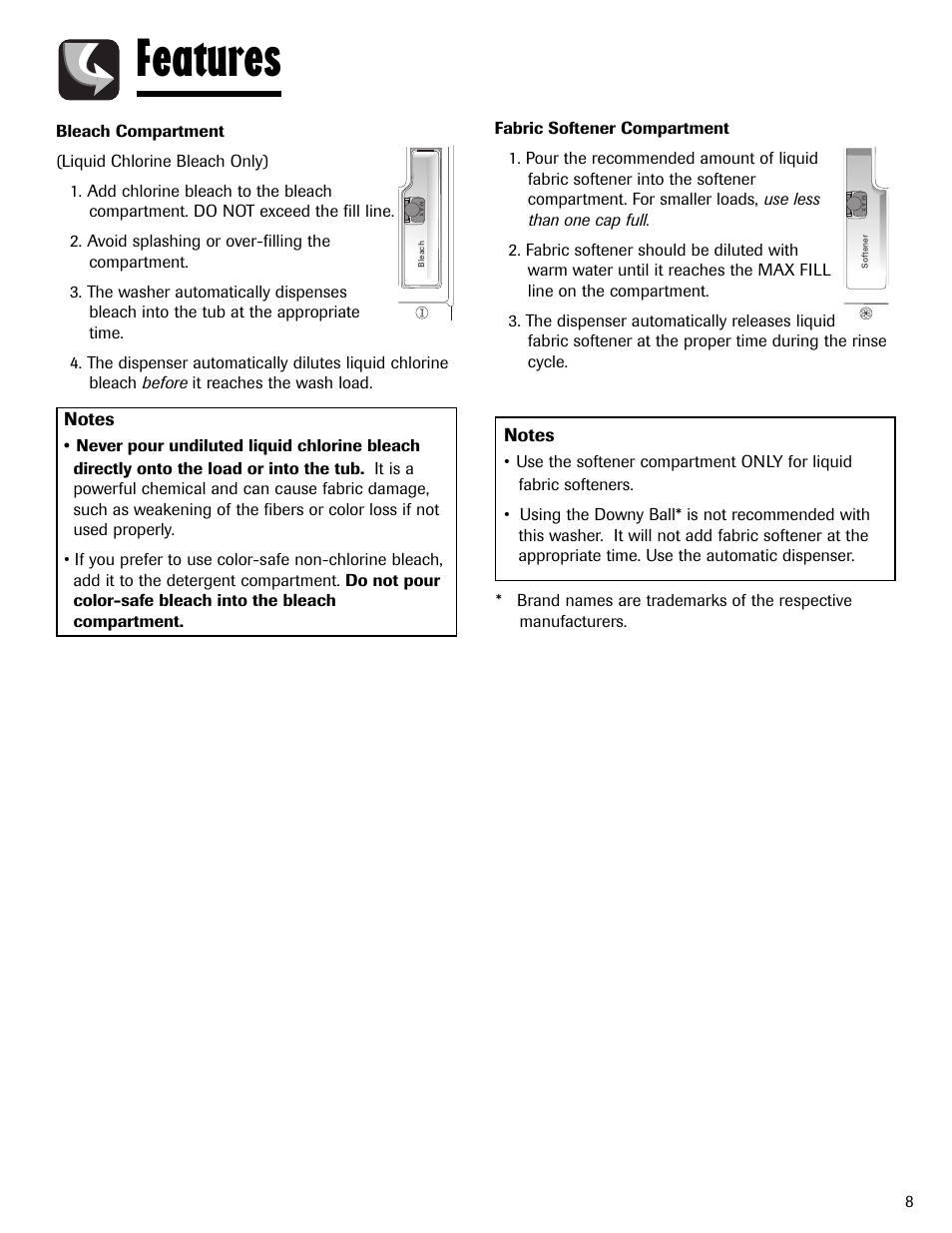 Features | Maytag MAH-24 User Manual | Page 9 / 48