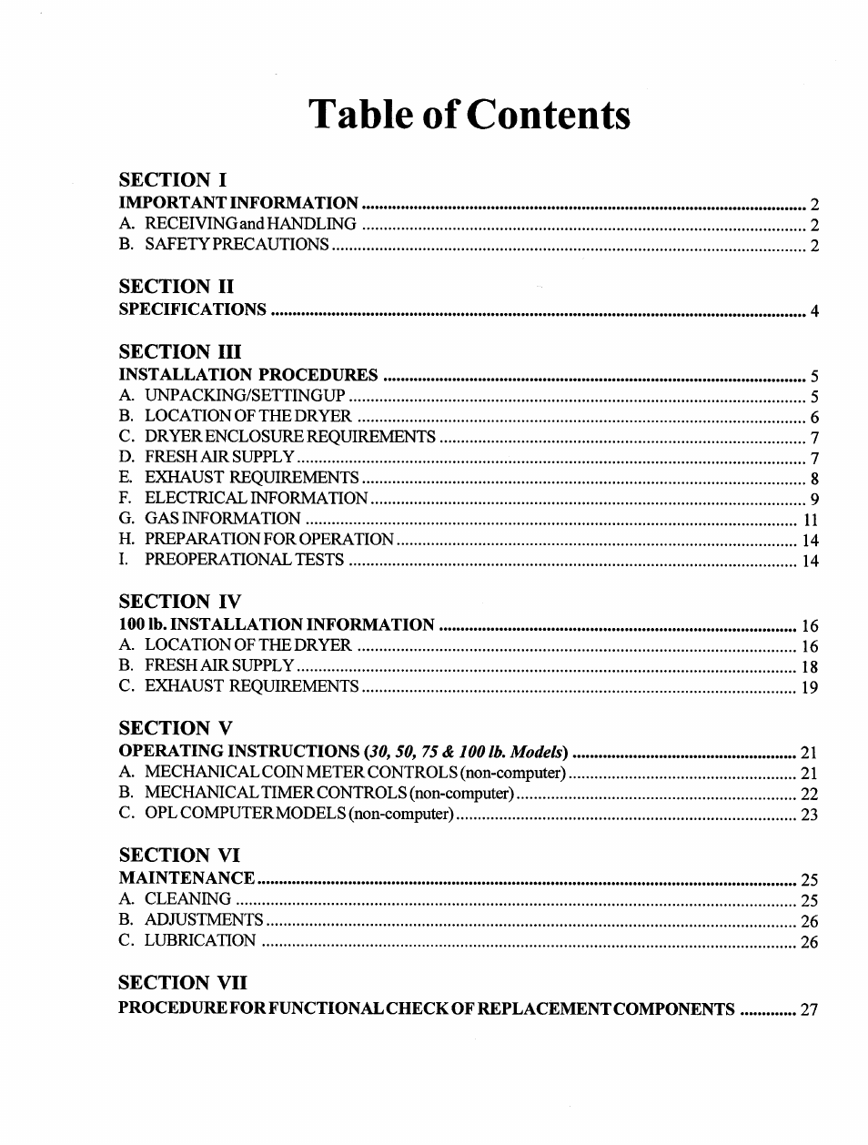 Maytag MC2 User Manual | Page 5 / 33