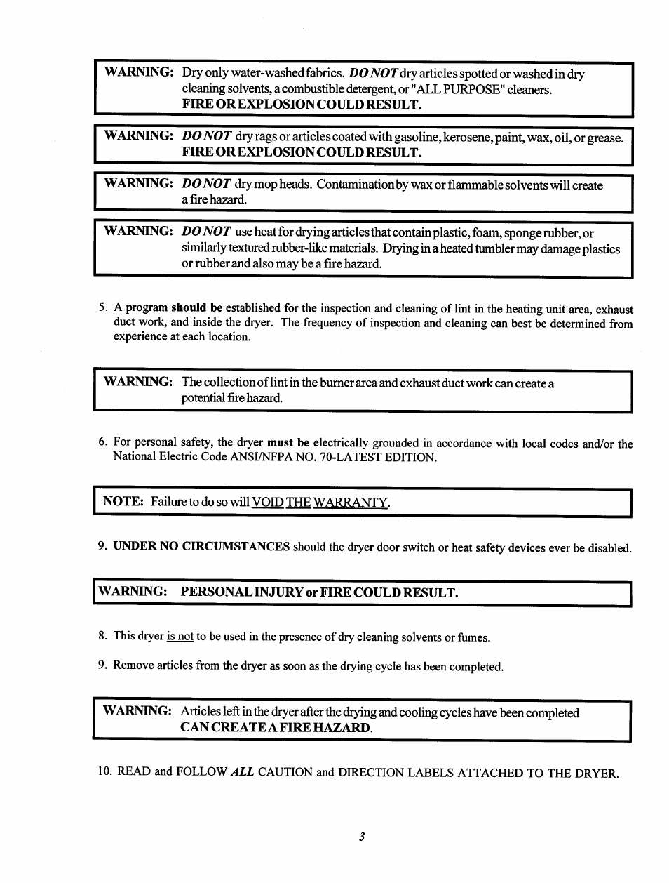 Maytag MC2 User Manual | Page 7 / 33