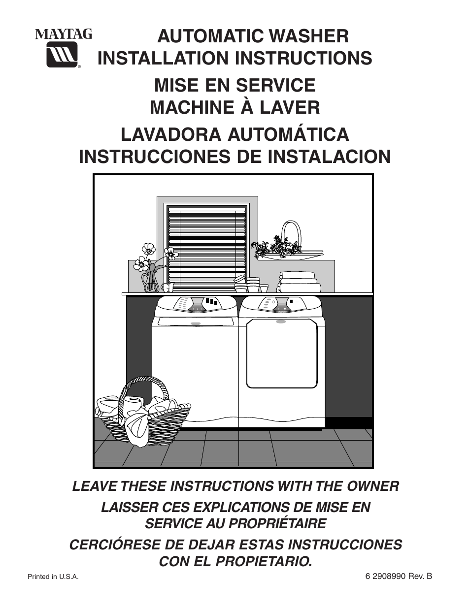 Maytag FAV6800 User Manual | 16 pages