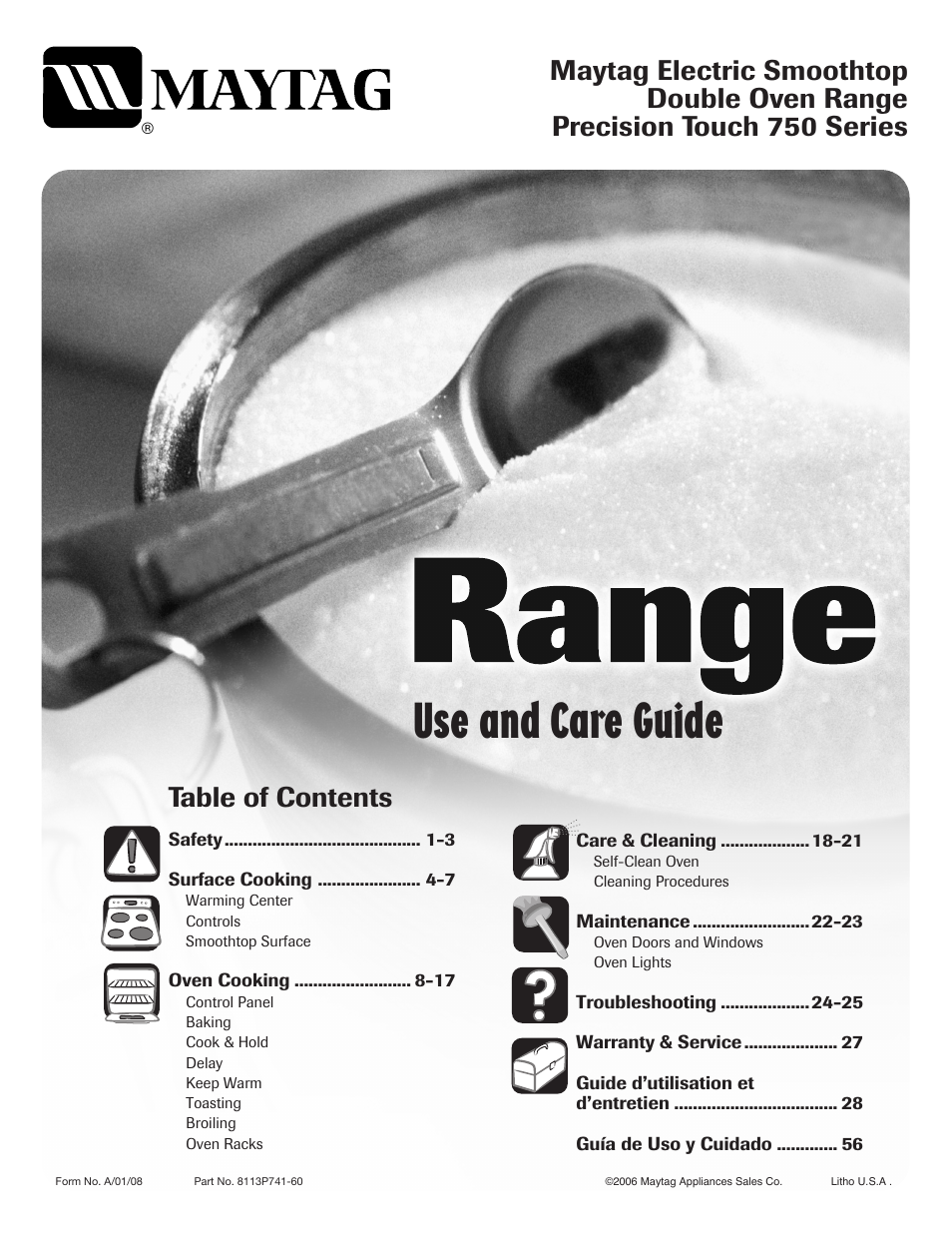 Maytag 750 User Manual | 84 pages