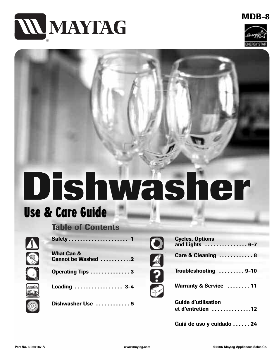 Maytag 6919559A User Manual | 36 pages