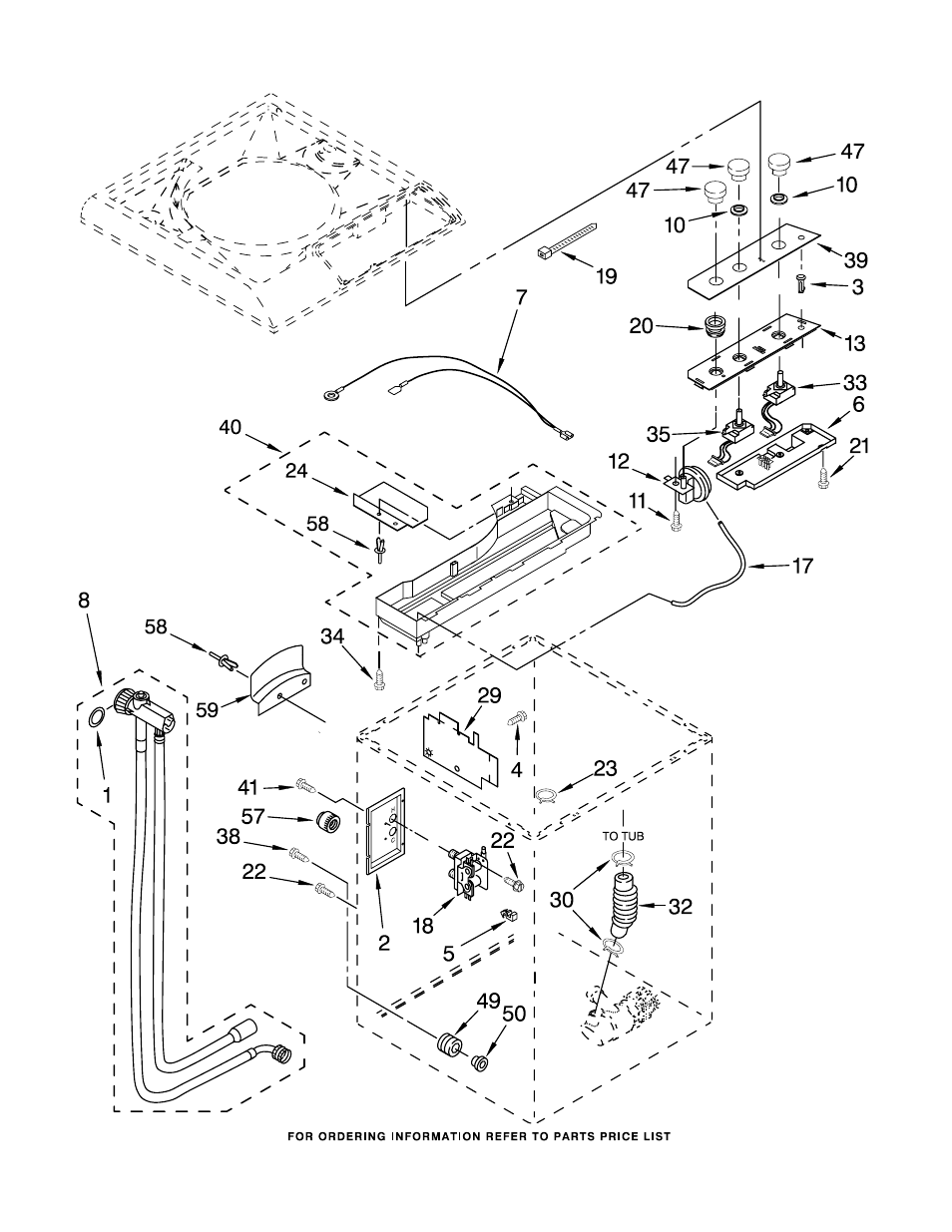 Controls and rear panel, Controls and rear panel parts | Maytag LCR7244HQ1 User Manual | Page 3 / 11